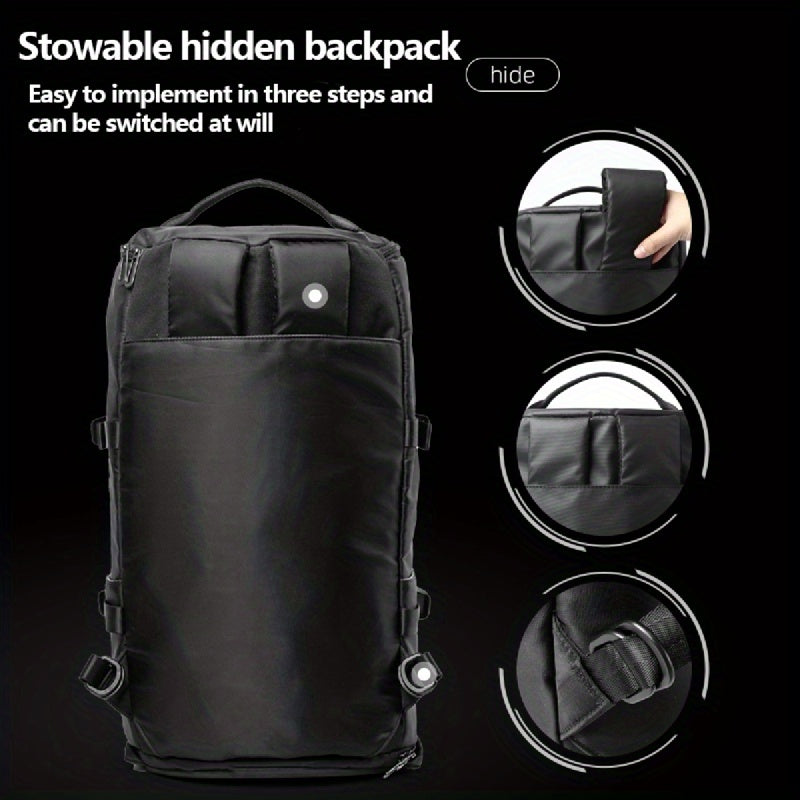 Large Capacity Travel Luggage Backpack, Multifunctional Outdoor Storage Rucksack, Business Bag