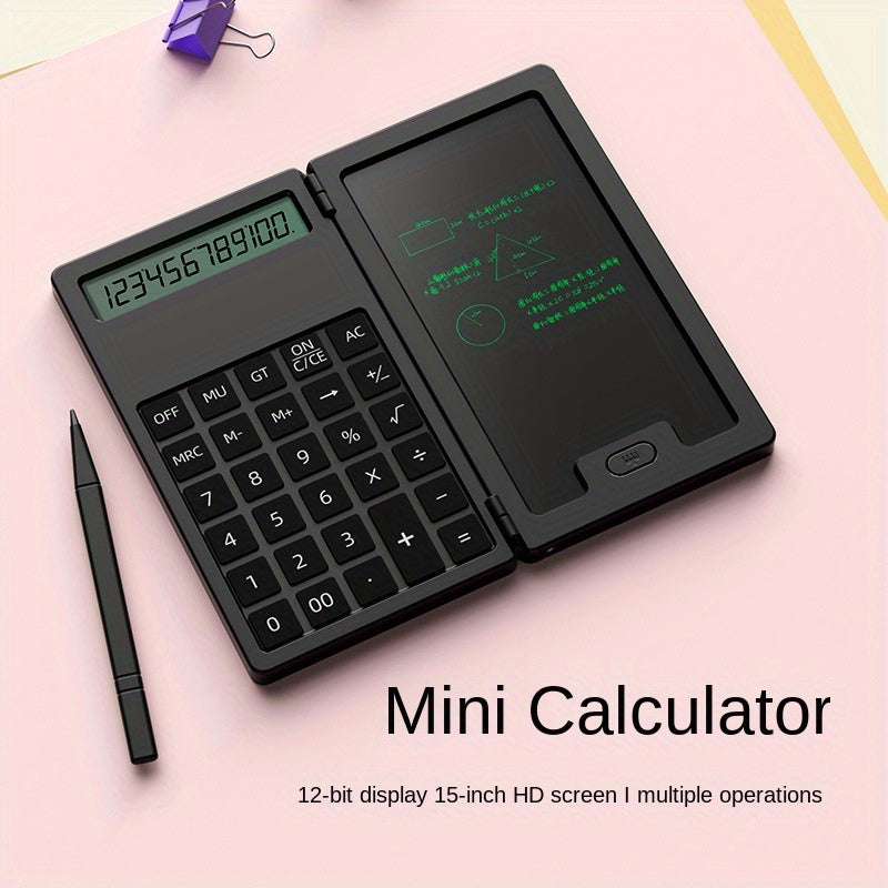 1pc Calculator Handwriting Board Multifunctional Portable Mini Calculator Business Office