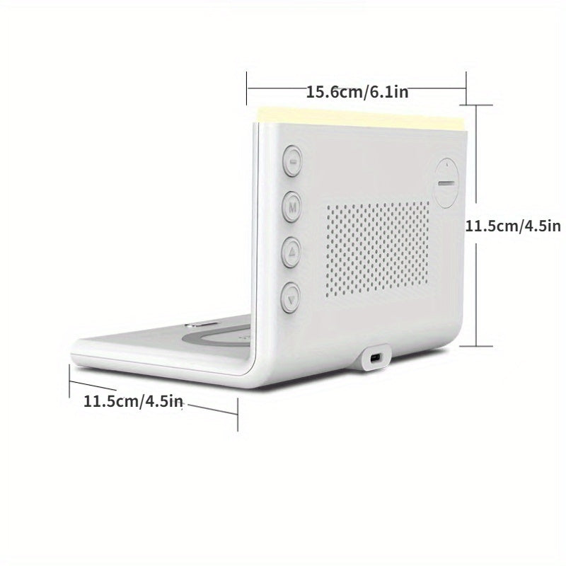 Charge sans fil Multifonctionnel Créatif Six-en-un Portable Nuit Lumière Électronique Alarme Bell Réveil