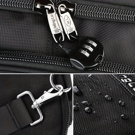 1pc New Large Capacity Travel Bag, Waterproof Design Luggage Bag, Oxford Travel Duffel Bag