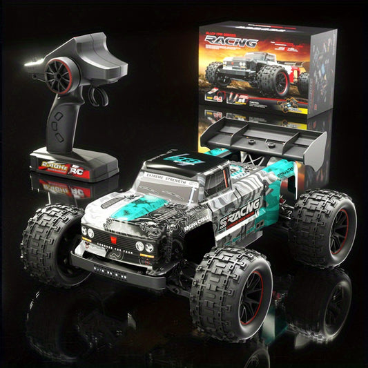 TOSR New 2.4G 4WD Remote Control Toy Car Large Electric Sports Four-wheel Drive High-speed Off-road Remote Control Rc Racing Short Truck Model Car (Alloy)