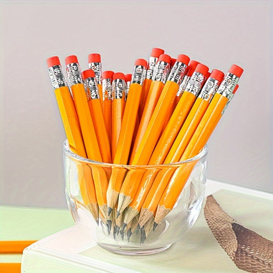 288pcs Golf Pencils Half Pencils With Eraser Mini Pencils For Baby Shower Bridal Shower Wedding School Office Supplies (Wood)