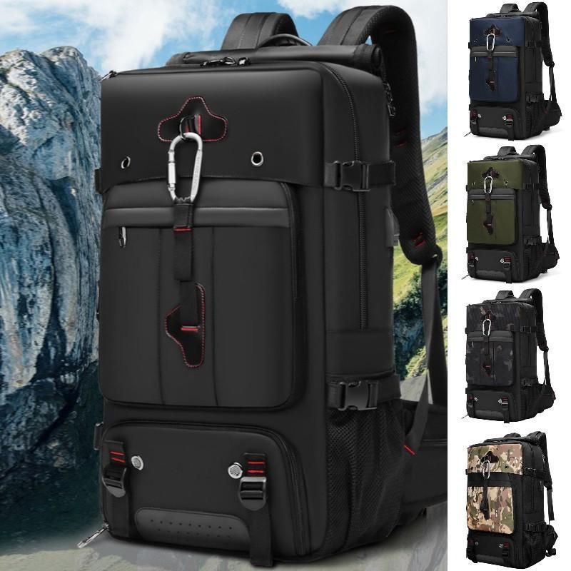 Men's Travel Bag, Suitcase Backpack, Large Capacity Luggage Bag, Multi Functional Outdoor Mountaineering Bag