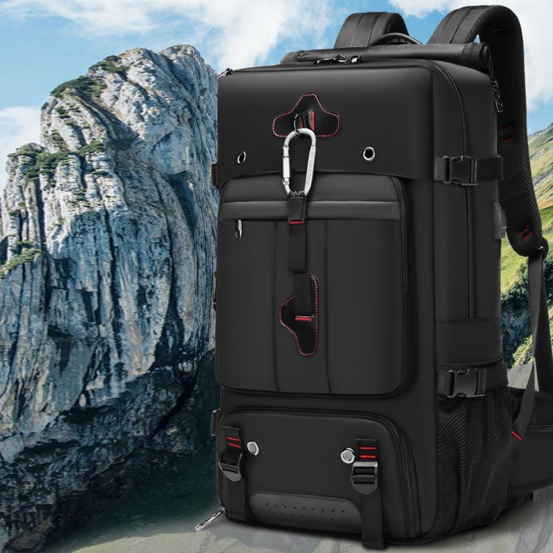 Men's Travel Bag, Suitcase Backpack, Large Capacity Luggage Bag, Multi Functional Outdoor Mountaineering Bag