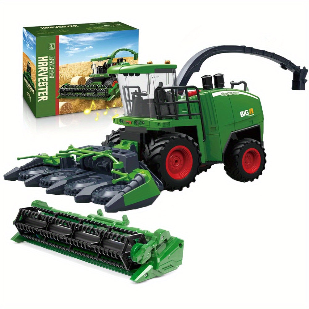 Combine Harvester Tractor Toy With Sounds And Lights