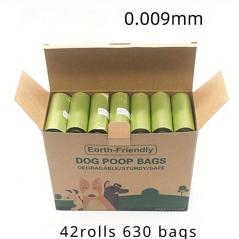 42rolls Portable Dog Poop Bags, Leak Proof Pet Waste Bags, Pet Cleaning Supplies