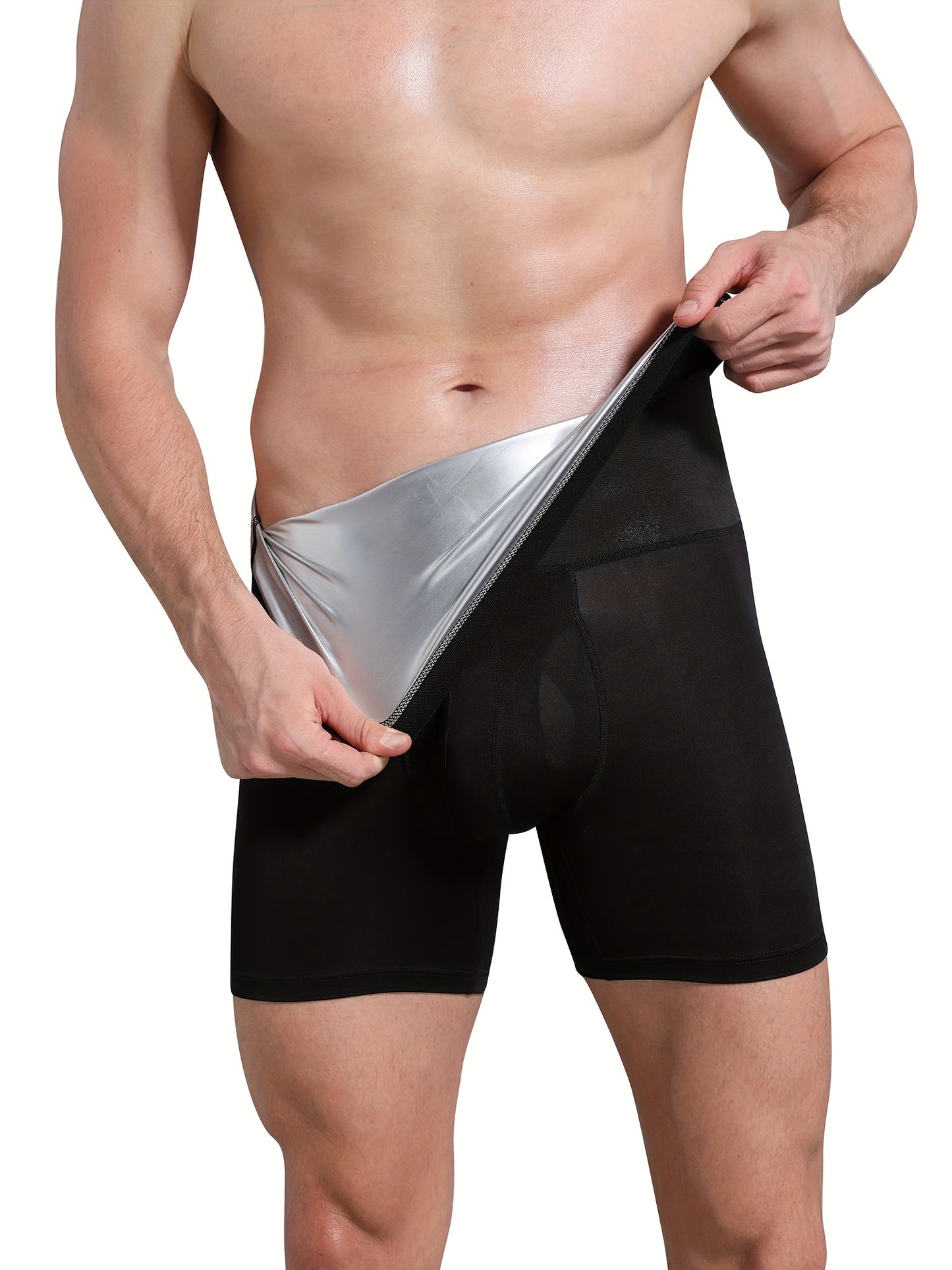 Shorts Shapewear de taille haute pour hommes, Shaper de corps de compression, Body de contrôle de ventre