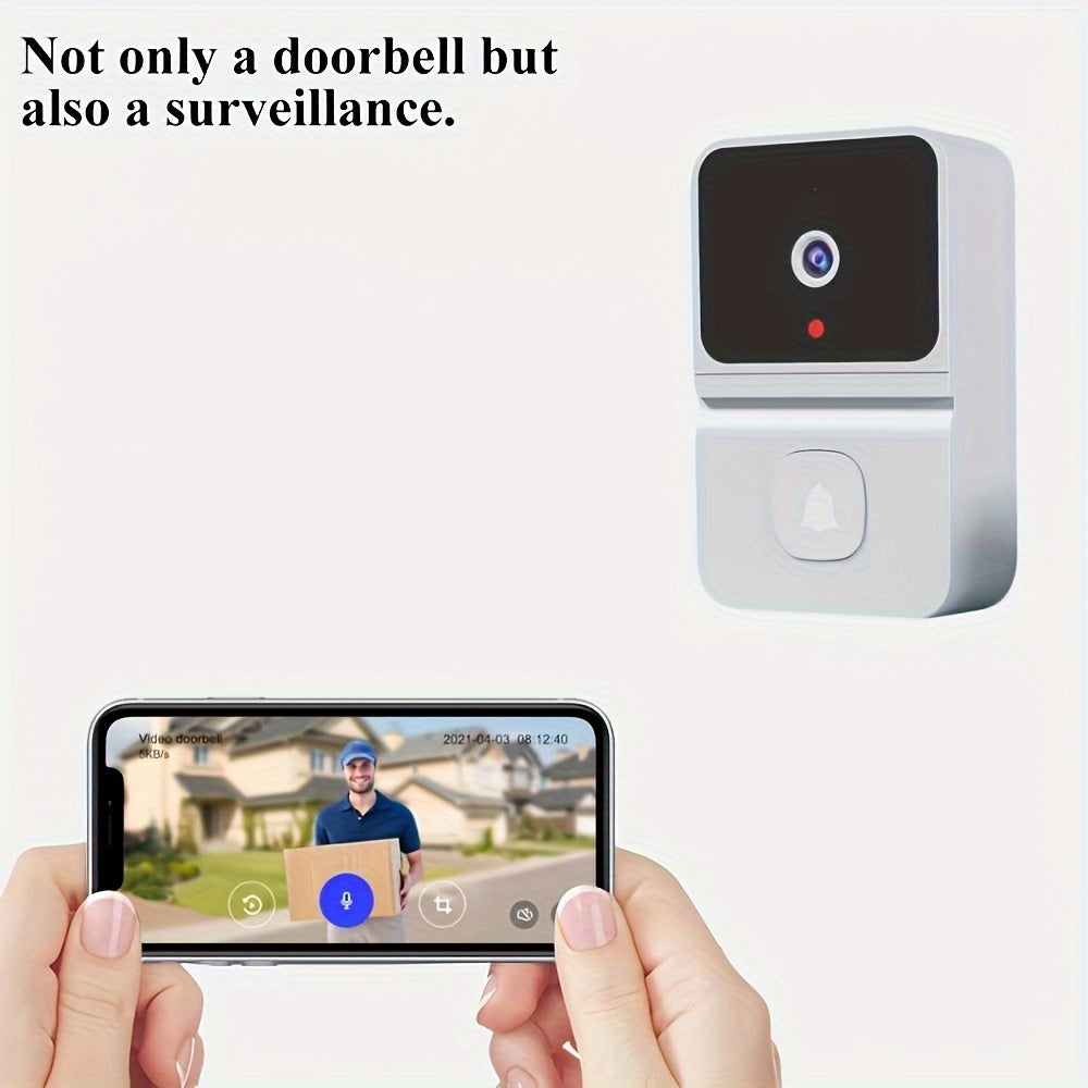 2.4G WIFI Wireless Doorbell Wifi Outdoor Hd Camera Security By Bell Night Vision Video Intercom Voice Change For Home Monitor By Phone USB rechargeable battery