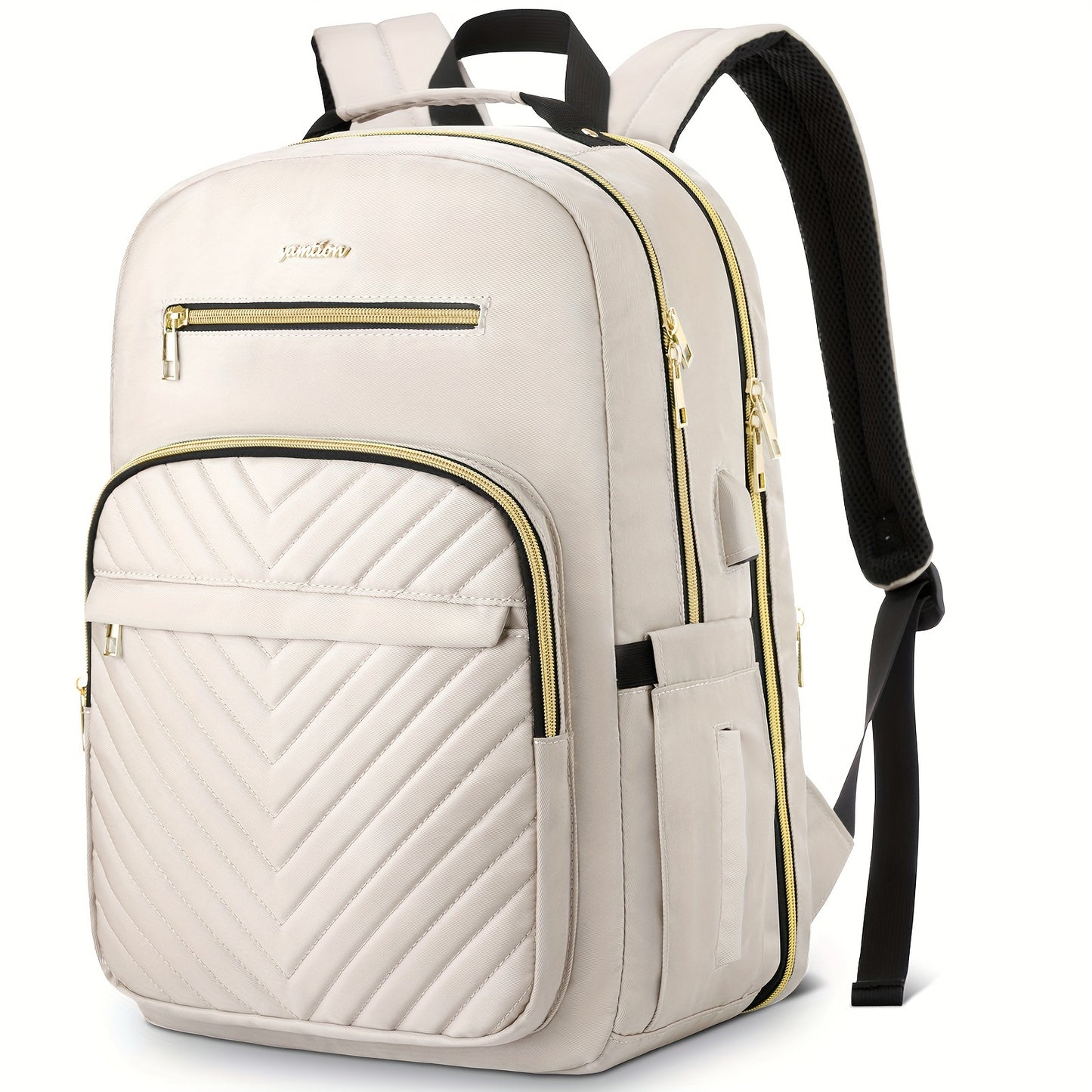 Trendy Wave geste ppter Rucksack, Laptop-Rucksack mit großer Kapazität, perfekter Frauen-Rucksack für Freizeit reisen, Arbeit, Schul pendeln, Schult asche, Bücher tasche