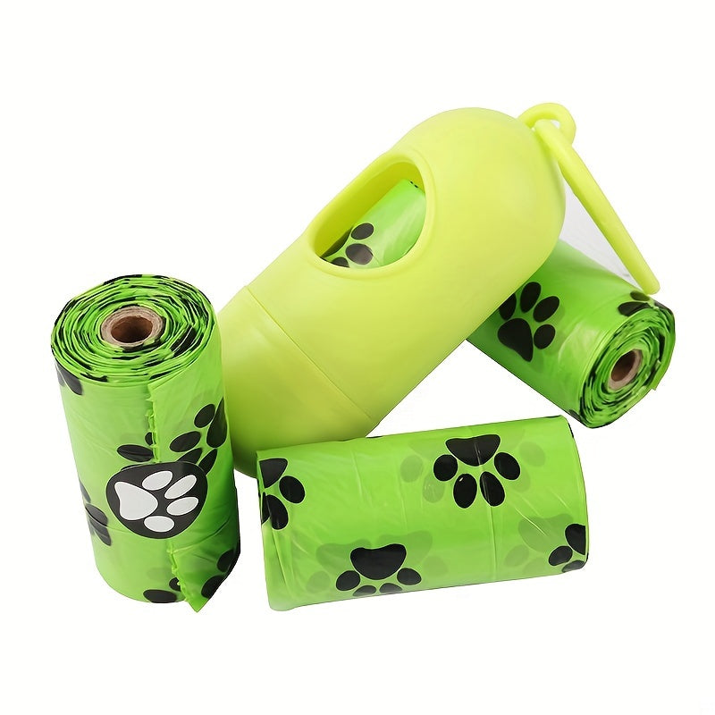 180pcs\u002F12 Rolls Pet Poop Bags, With 1pc Dispenser, Portable Pet Cleaning Supplies, Cleaning Tools