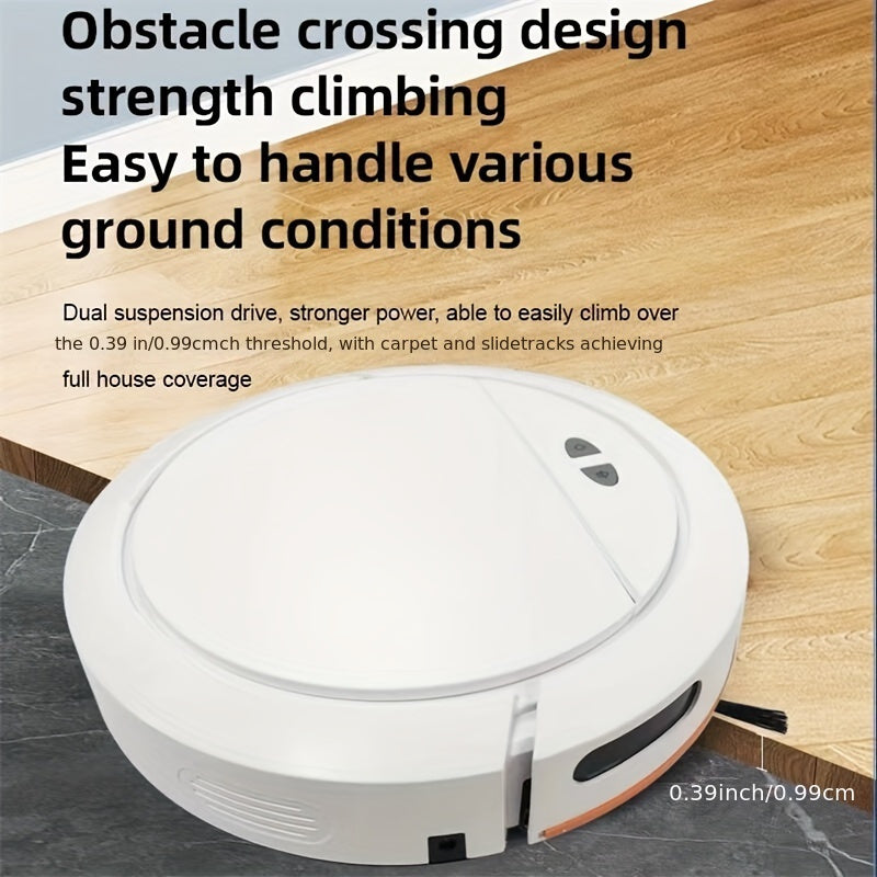 1pc, Smart Robot Vacuum Cleaner Home Sweeping Robot, Mopping Robot Vacuum Cleaner, Automatic Floor Scrubbing Machine With Super Strong Suction, Intelligent Automatic Retrieval And Charging APP, A Good Helper For Controlling Home Floor Care