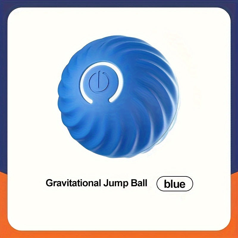 Intelligent Jumping Ball, Electric Charging Cat And Dog Toy, Self-rolling Pet Dog Toy Ball, Electric Intelligent Pet Ball, Pet Grinding Teeth Toy Gravity Jumping Ball Toy For Dog Interactive Supplies