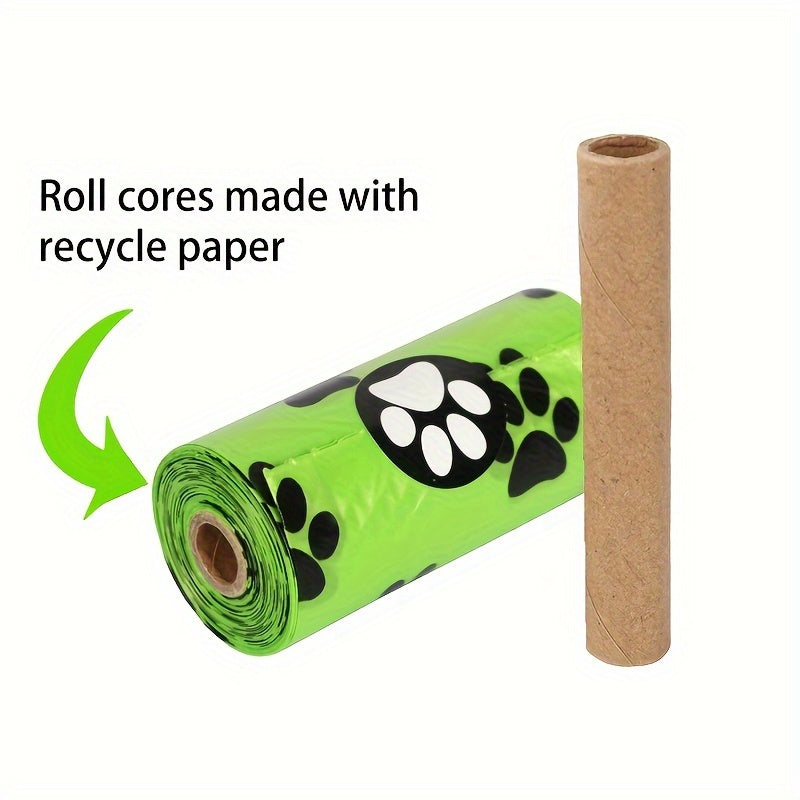 180pcs\u002F12 Rolls Pet Poop Bags, With 1pc Dispenser, Portable Pet Cleaning Supplies, Cleaning Tools