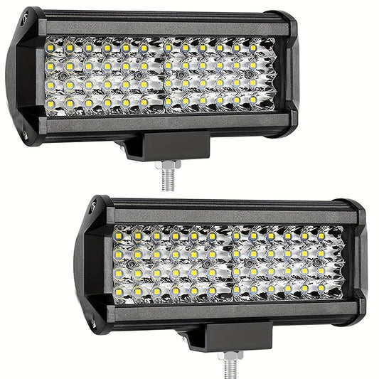 2 Pcs144W 14400lm LED-Arbeits licht, LED-Nebels chein werfer 7 Zoll Off-Road-Licht Wasserdichte Druckguss-Aluminium legierung schale für Jeep-Boot UTV LKW ATV