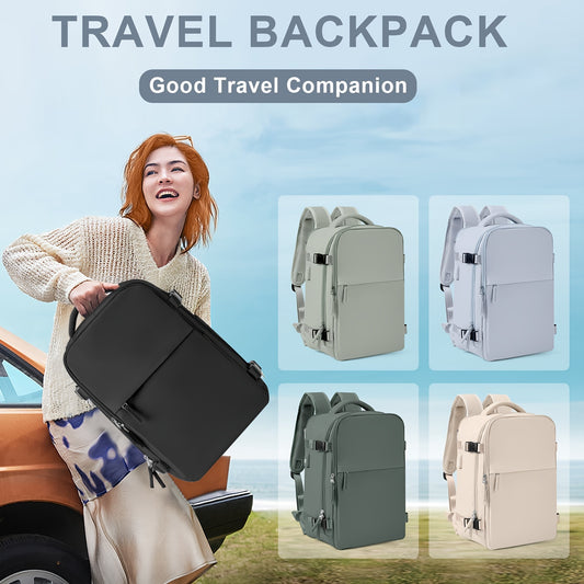 1pc Men's Travel Backpack, Short-distance Travel Bag, Large Capacity College Bag, Business Simple And Multifunctional Business Trip Luggage Bag