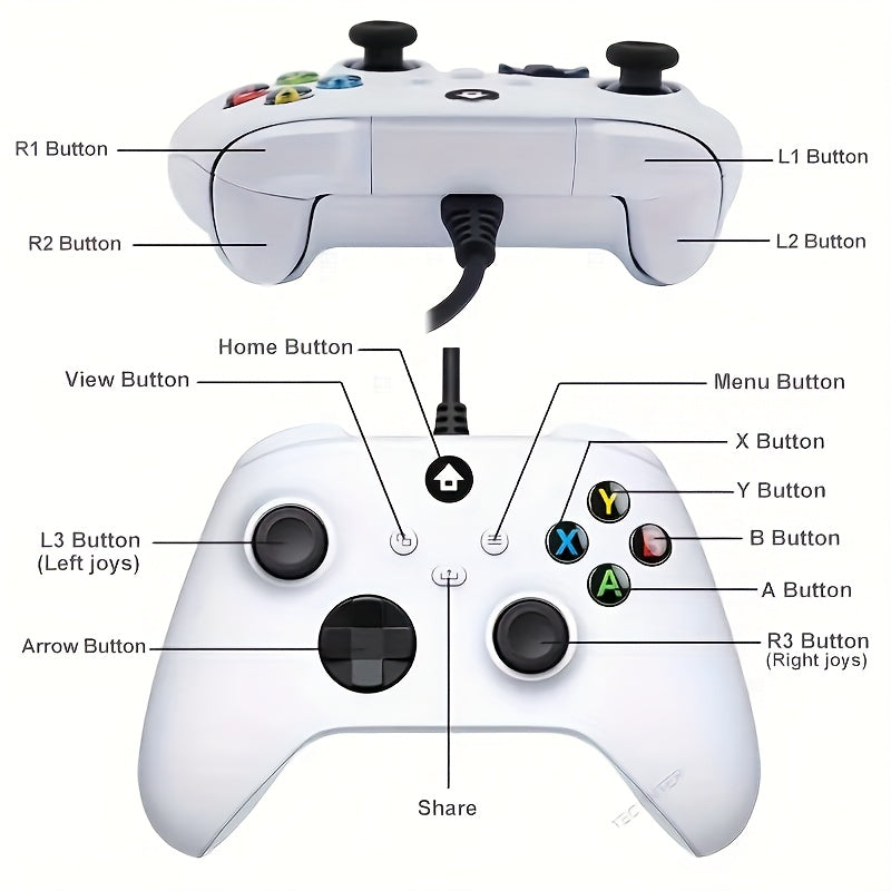 Wired Controller For Xbox Series X|S, Game Controller, Gamepad, Compatible With Xbox One, Xbox Series X\u002FS, Windows 7\u002F8\u002F10\u002F11