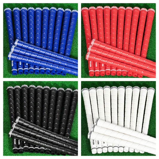13pcs Natural Rubber Golf Iron Grips, Standard\u002FMidsize, Durable Anti-slip Golf Grips