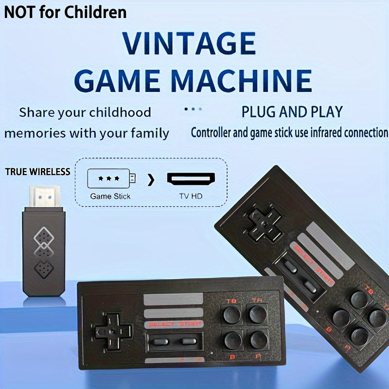 Retro Video Games For Retro Consoles, NES Retro Consoles With HD Interface HD Output, Vintage Arcade Plug And Play Video Game Consoles Are A Great Gift Choice