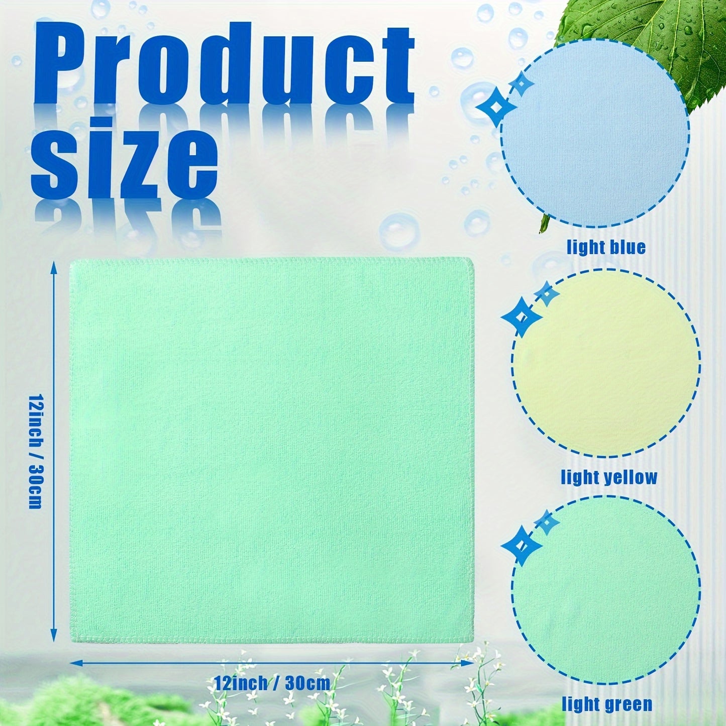 210pcs, Microfiber Cleaning Cloth, Dishwashing Cloth, Multifunctional Cleaning Towel, Household Rag, Kitchen Bathroom Cleaning Towel, Durable Absorbent Towel,  Easily Remove Stains And Grease, Cleaning Supplies, Cleaning Gadgets, Christmas Supplies