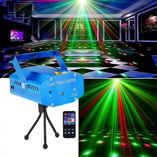 Light Up Your Christmas\u002FWedding\u002FParty With The Blue Shell Mini Portable Sound-Activated Twinkling Stage Effect Decoration!