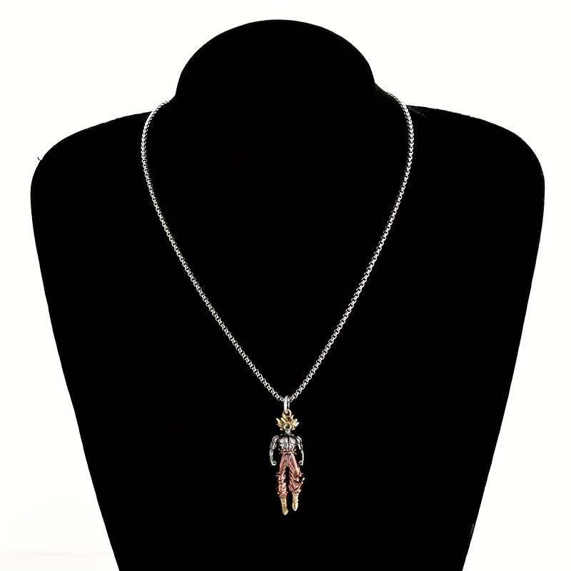 1pc rétro Pop mode Anime personnage collier hommes femmes Hip Hop fête