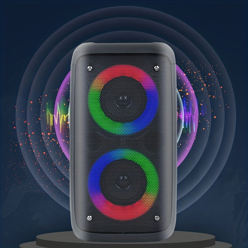 Kinglucky S-1265 Wireless speaker with subwoofer, large Boombox speaker, stereo speaker, subwoofer, outdoor wireless speaker, party disco light, TWS, TF