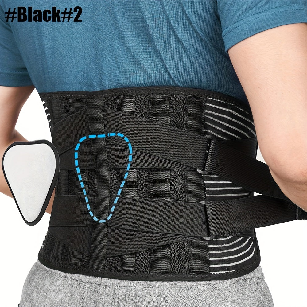 Back Brace For Lower Back Support, Lumbar Support Belt For Women & Men, Breathable Lower Back Brace With Lumbar Pad