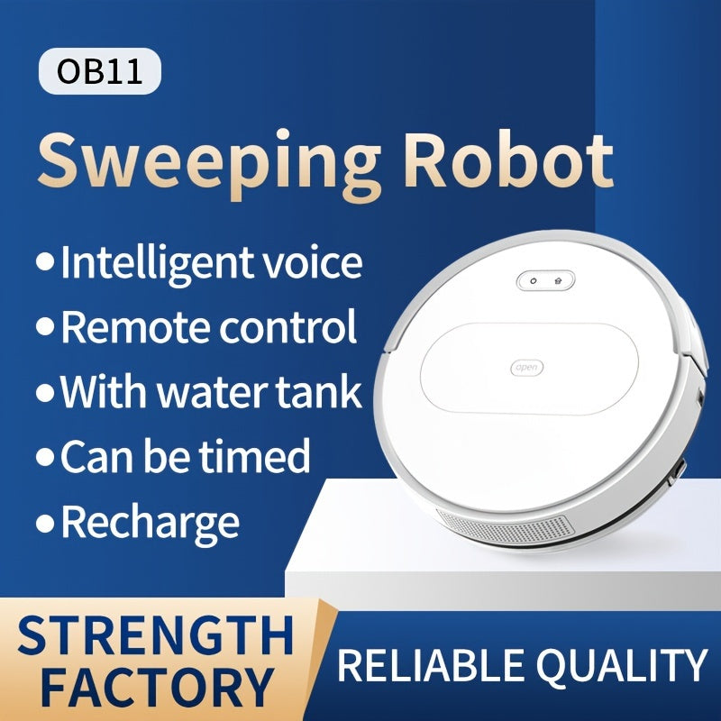 1pc, Intelligent Robot Vacuum Cleaner, Mopping Robot, 14.17inch\u002F14.2-inch Automatic Sweeping Machine Robot, Equipped With Automatic Rolling Brush Design, Intelligent Automatic Charging, Good Helper For Home Floor Cleaning