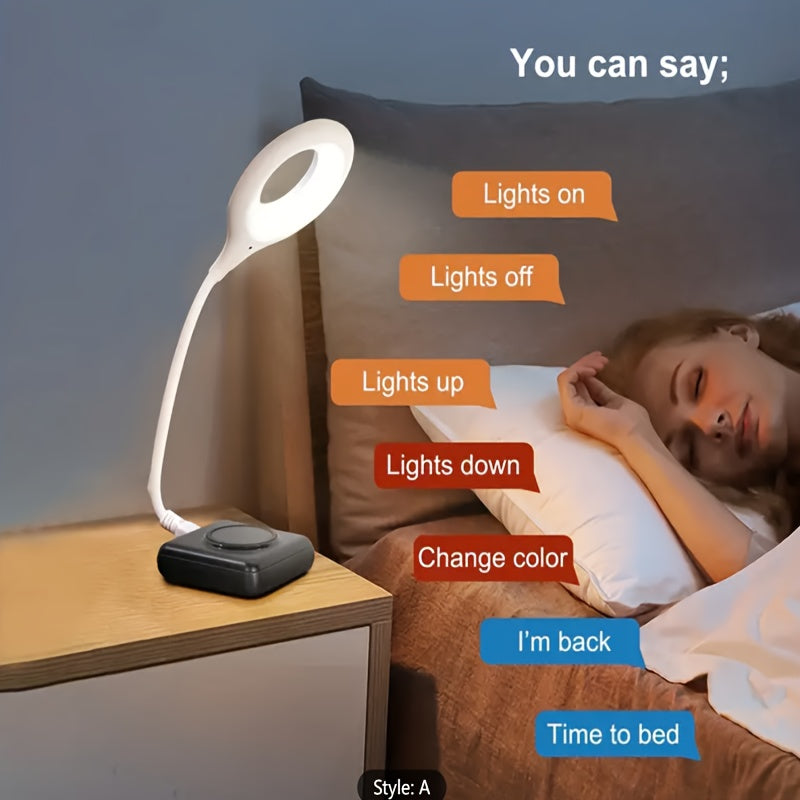 Lumière de nuit intelligente du contrôle vocal LED d'USB-Créez une atmosphère confortable n'importe où