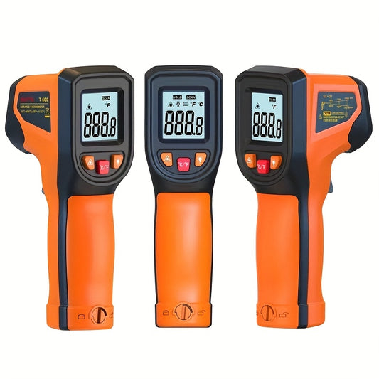 1pc, Infrared Thermometer Guns, Handheld Heating Temperature Guns For Cooking Testers, Pizza Ovens, Barbecue Ovens, And Engines, Surface Temperature Readers -58F To 1112F, Not Suitable For Humans, Not Wearing Batteries, Tool