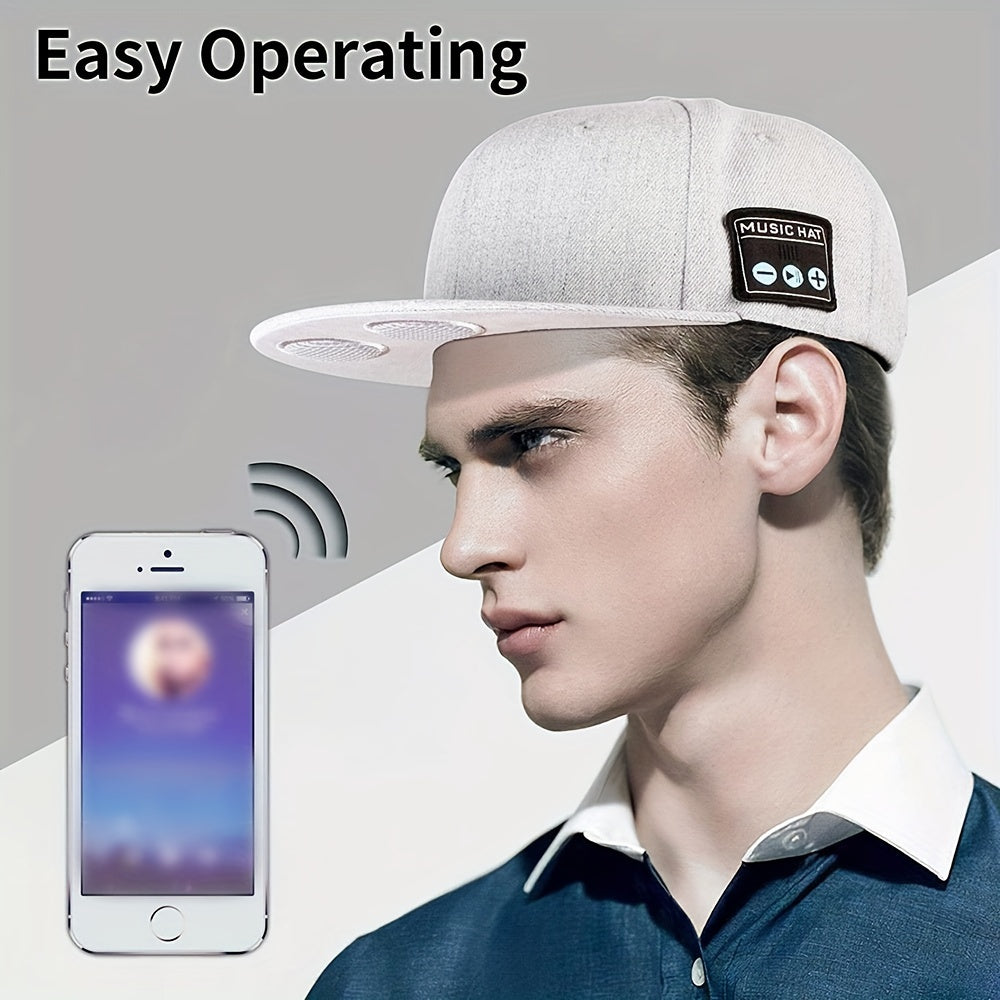 Wireless Smart Speaker Headphone Baseball Cap - The Perfect Birthday Gift for Men, Women, Boys, and Girls!