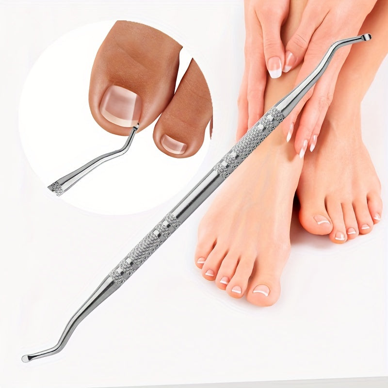 3pcs Stainless Steel Ingrown Toenail Tool, Toenail File And Lifters, Professional Surgical Safe Nail Treatment Pedicure Tool Kit  Nail Cleaner Tools Pain Relief