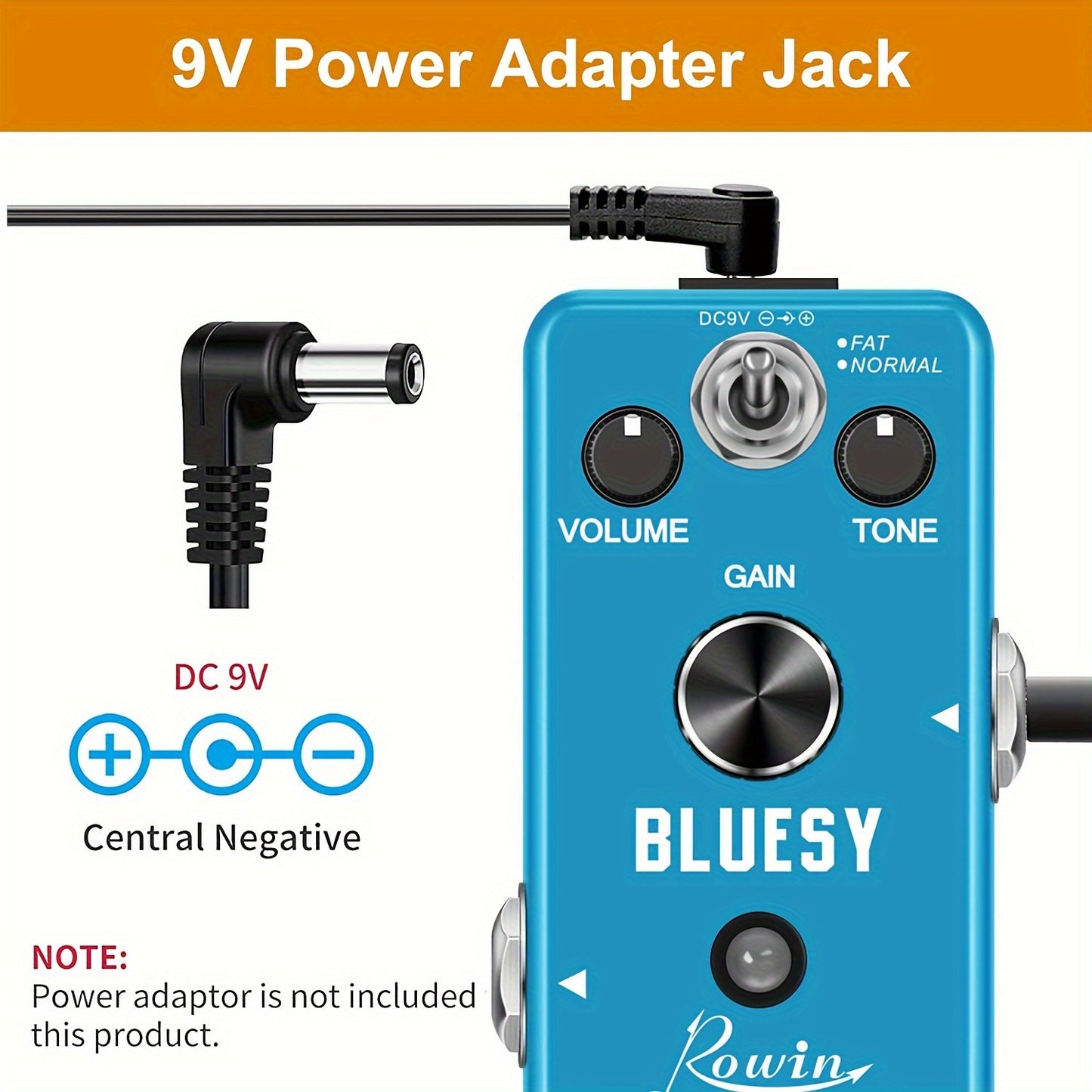 Electric Guitar\u002FElectric Bass Effects Classic Blues Overload Effect Pedal Bluesy Overdrive Pedal