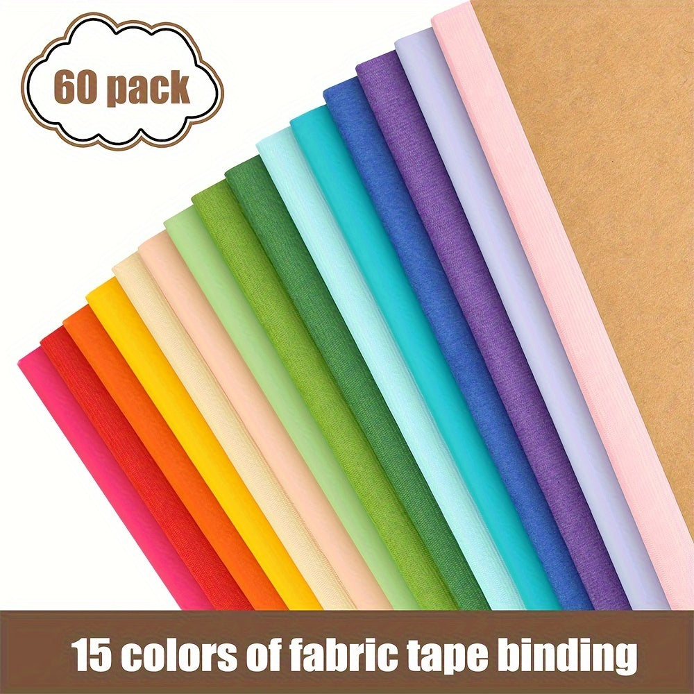 60pcs A5 Kraft Paper Notebooks, Writing Notebook, Lined With Diary, 15 Colors, With Rainbow Edges, 60 Pages, Suitable For School Office Supplies, 8.3x5.5 Inches