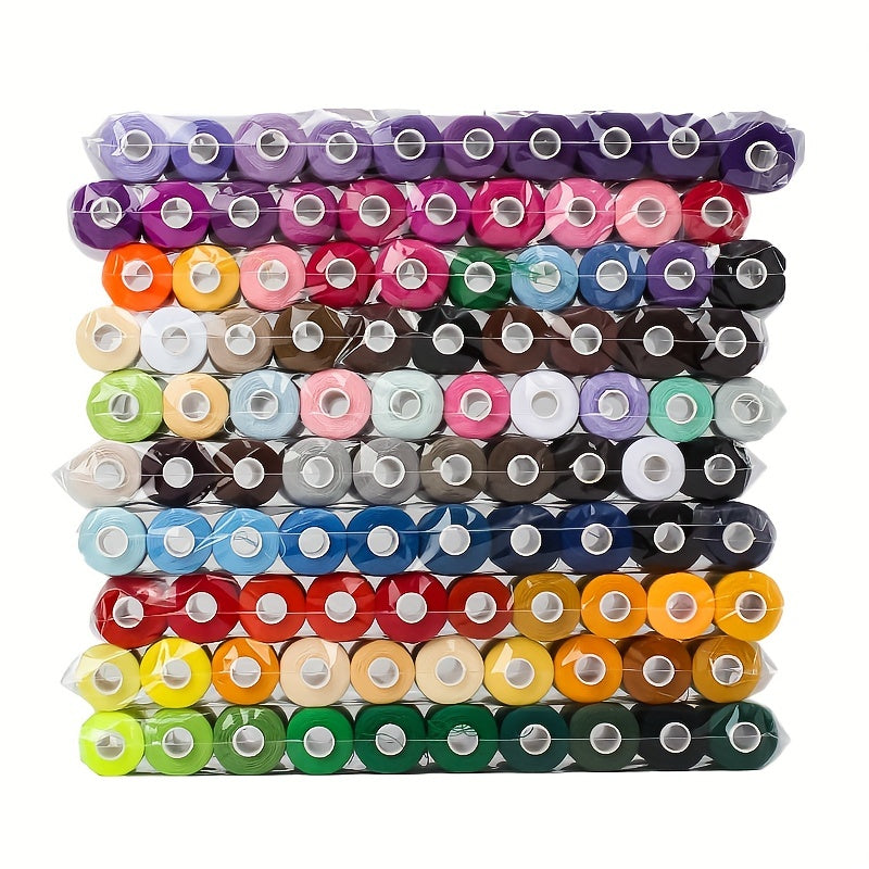 100 Colors\u002Fset Household DIY Sewing Machine Small Thread Hand Sewing Thread 402 Sewing Thread 400 Yards Multifunctional Polyester Thread