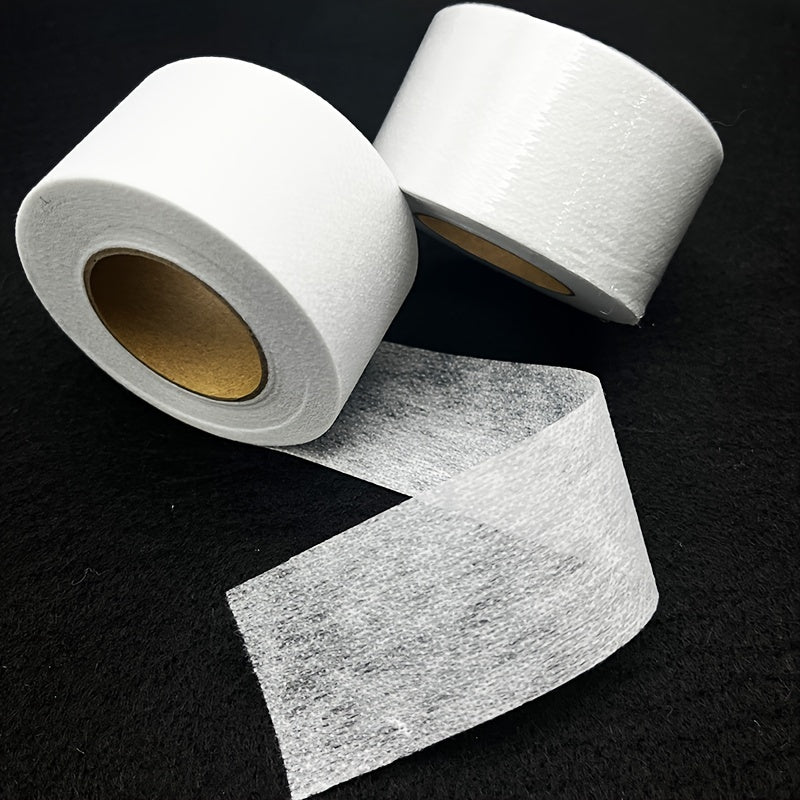 2Rolls, 20Yards\u002Froll, Non-woven Adhesive Lining, Iron Fusible, Sewing Supplies, Medium Thickness . Clothing Adhesive Lining, Polyester Fiber, Single Sided Adhesive, Clothing, Bags, Handicrafts, Bags, Home Decoration, DIY Craft Supplies