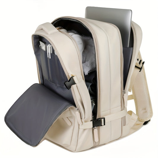 1pc Men's Fashion Waterproof Computer Bag, Expandable Travel Backpack