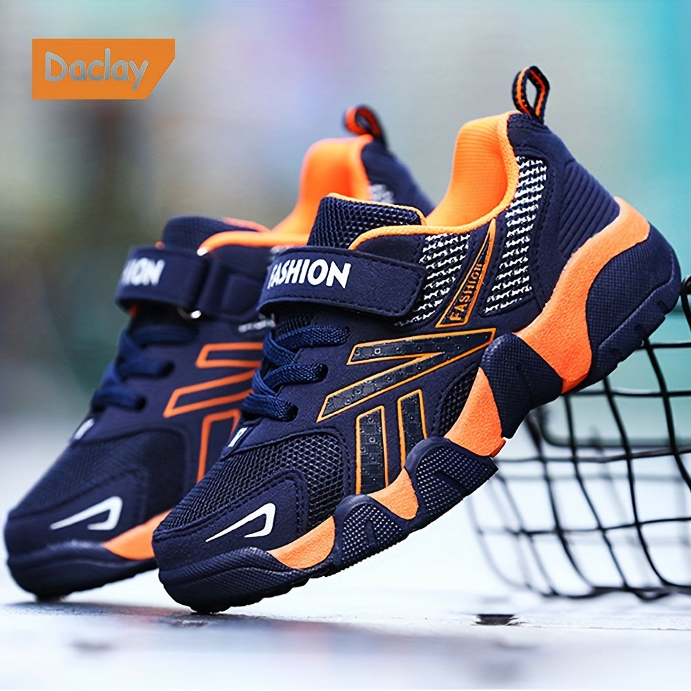 Daclay Boys Breathable Sports Shoes For Running And Jogging, Children's Anti-skid Tennis Shoes Gymnastics Shoes