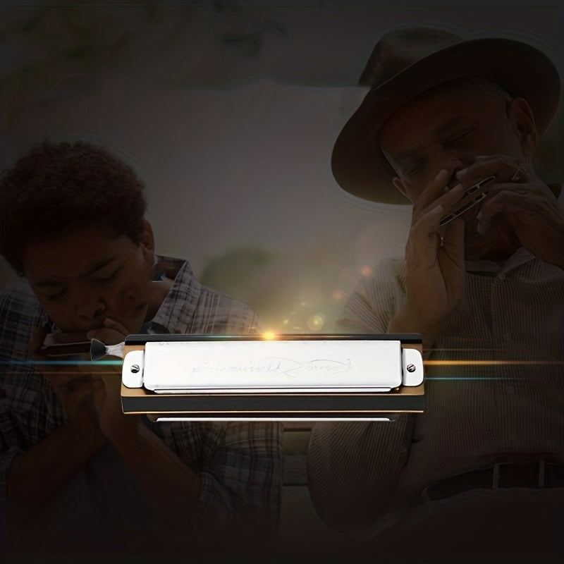 12-Hole Chromatic Harmonica: Unlock Your Musical Creativity!