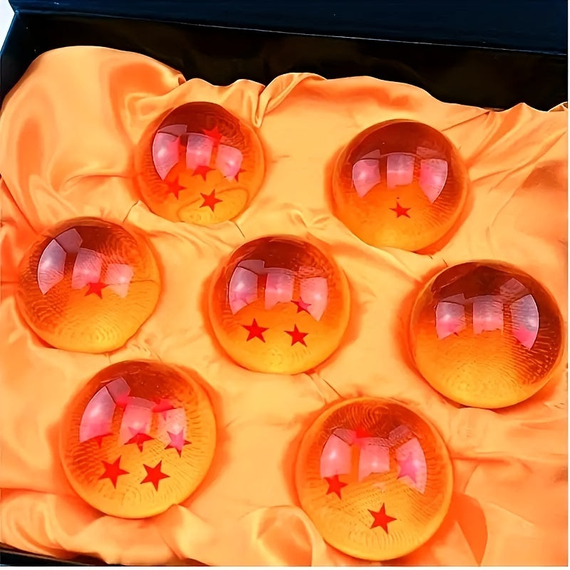 Conjunto de caixa de presente colecionável de anime 7pcs \ u002FBox - perfeito para qualquer fã de anime - 1,38 polegadas \ u002F1,38 de diâmetro para presente de Natal e Halloween \ u002FDeco