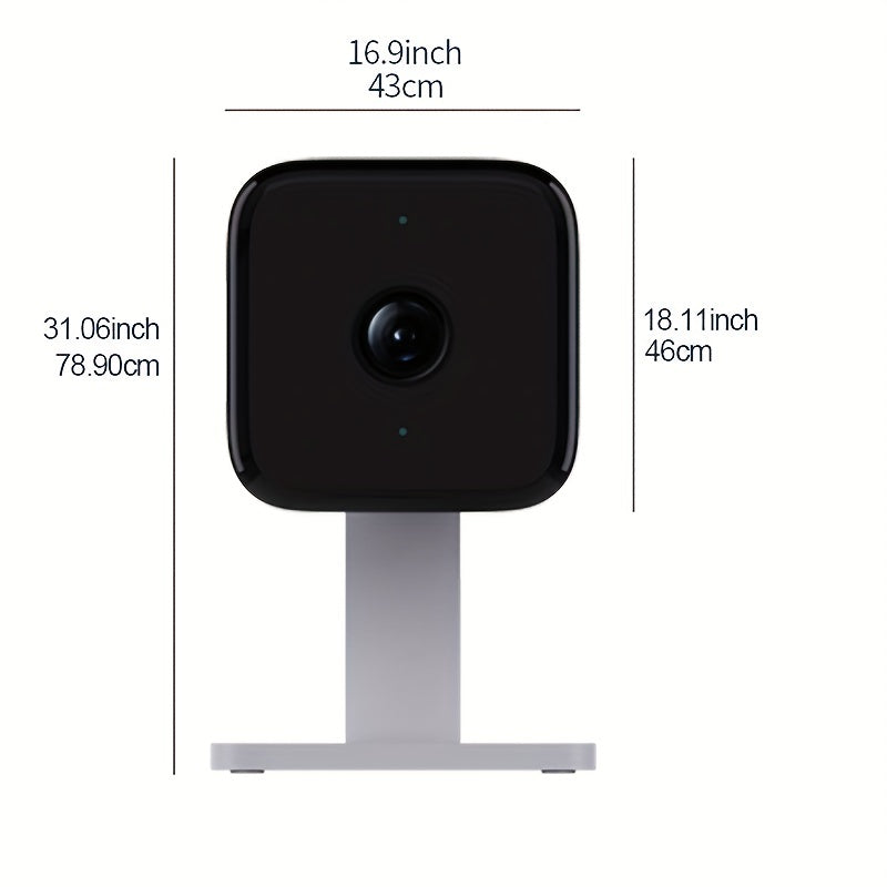 1pc 1080P Mini Camera Smart HD Camera, Wireless Camera, Two-way Voice, Infrared Night Vision, Cell Phone Remote Application, Watch Anytime, Anywhere, Smart Home Camera, - Protect Your Family's Safety