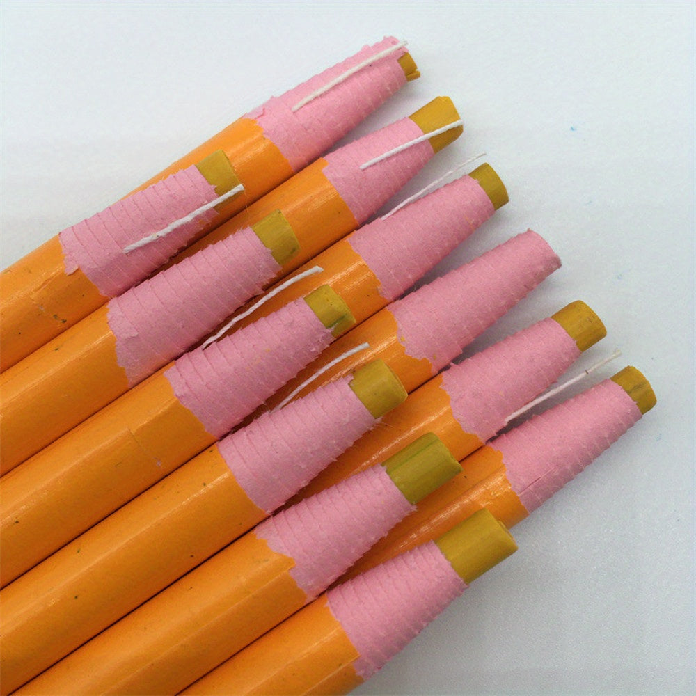 12pcs Sewing Mark Chalk Pencil Tailor's Marking And Tracing Tools Free Cutting Chalk Sewing Fabric Pencil