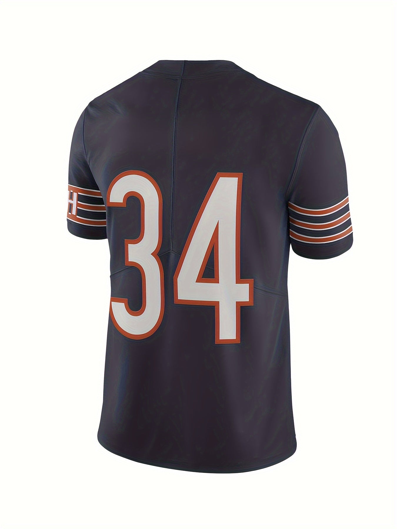 Camiseta de jersey de impresión gráfica #34 para hombres de talla grande para deportes \ u002Ffootball, ropa de hombre