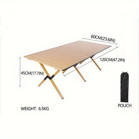 Outdoor Folding Table, Portable Camping Table Picnic Table