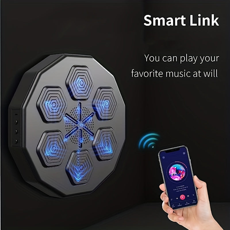 Mur-Monté Smart Music Punching Pad: Get Fit À La Maison Avec Boxe Machine D'entraînement Équipement D'exercice