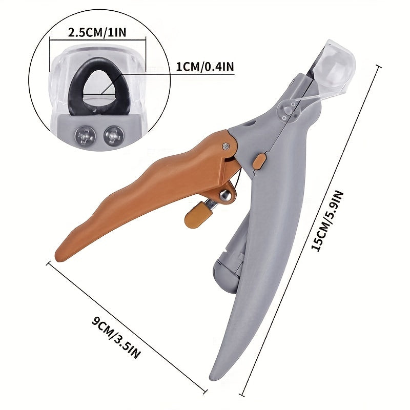 1pc LED Pet Nail Clipper For Easy And Safe Dog And Cat Paw Grooming