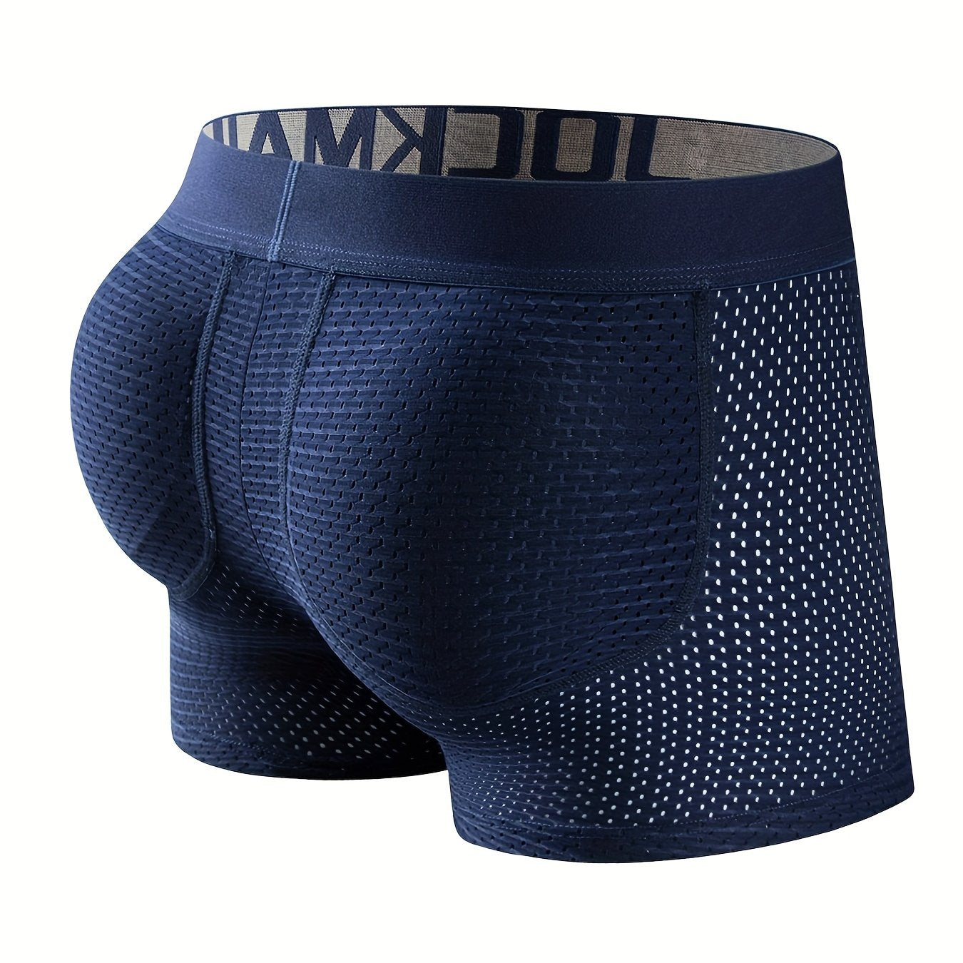 1 peça cueca boxer masculina sexy fashion respirável macia e confortável com elevação do bumbum