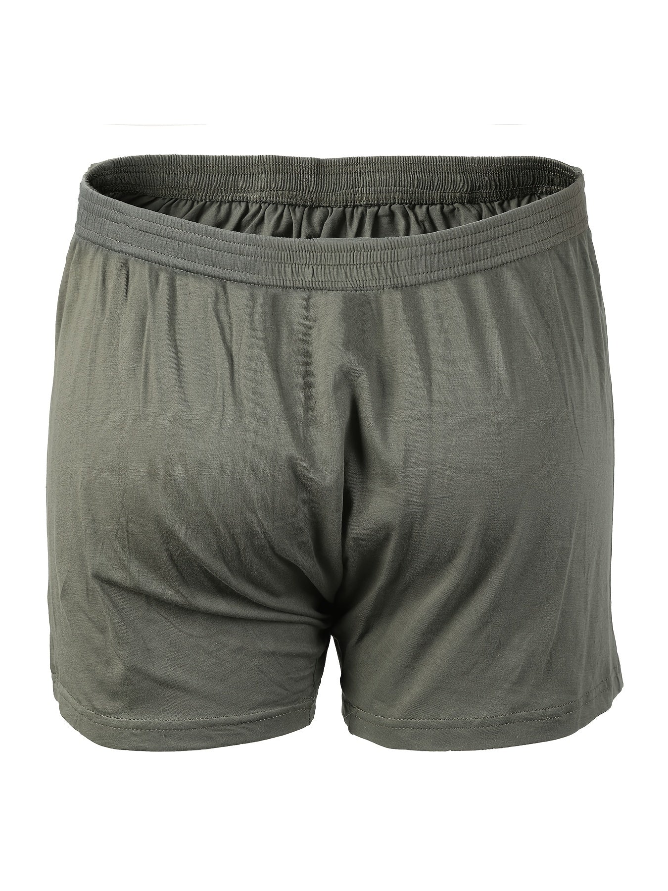 Men's Solid Cotton Boxers Underwear