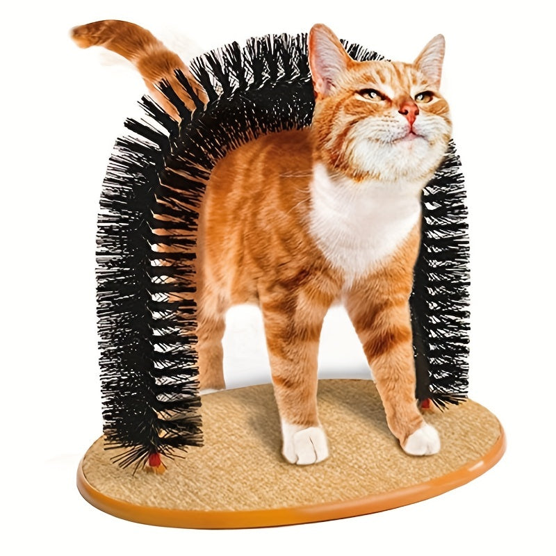 Cat Arch Self Groomer &amp; Massger tout en un: prenez soin de votre félin avec une brosse de massage et de toilettage!