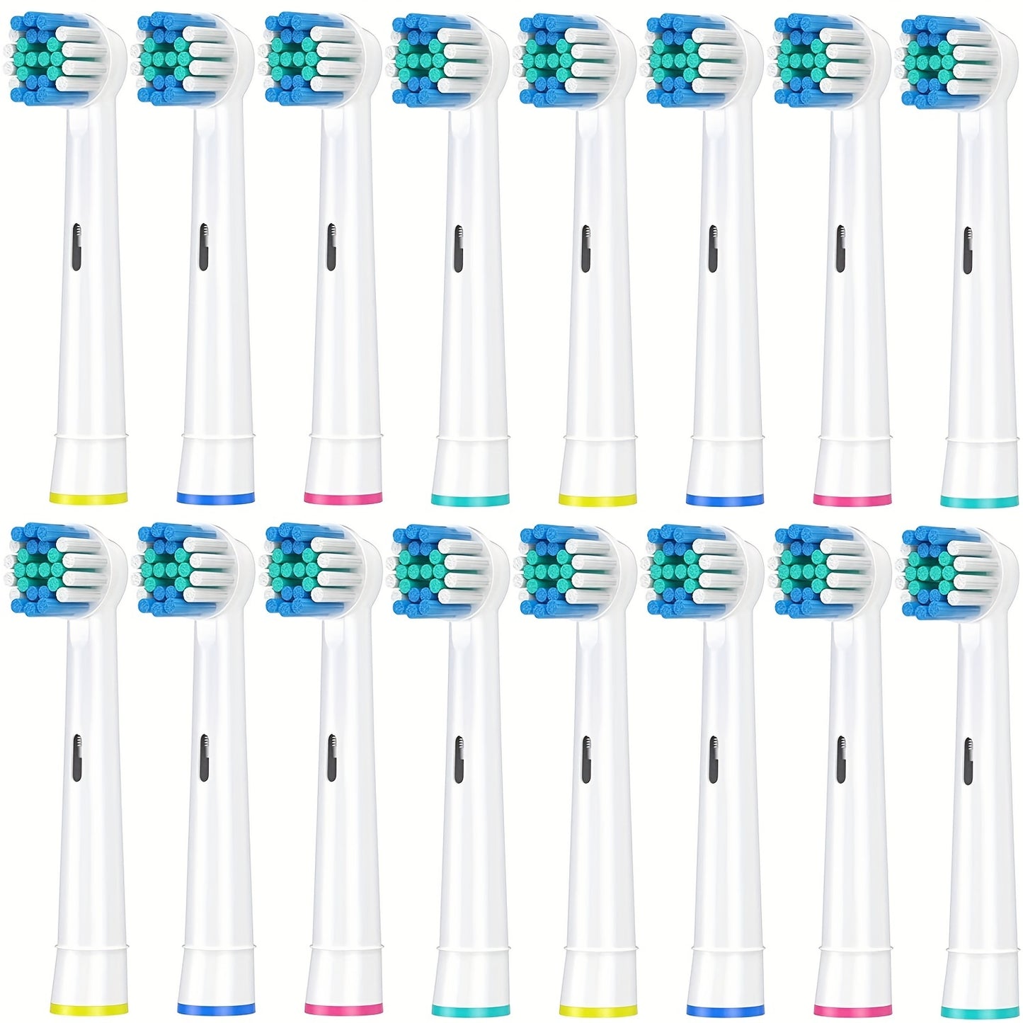 Replacement Heads Compatible With Braun Oral B Electric Toothbrush, Sensitive Toothbrush Heads For Pro 1000\u002F9000\u002F 500\u002F3000\u002F8000\u002FSmart\u002FGeinus Toothbrush-16 Pack